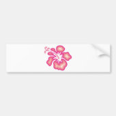 Hibiscus Design Bumpersticker (Voorkant)