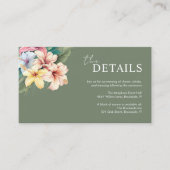 Hibiscus Destination Wedding Enclosure Kaart (Voorkant)