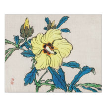 Hibiscus door Kōno Bairei