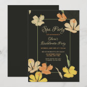 Hibiscus door Nachtuitnodiging Kaart (Voorkant / Achterkant)