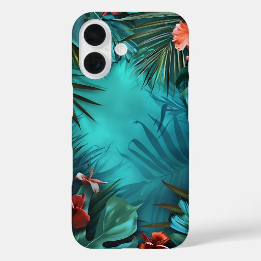 Hibiscus Dream Tropical iPhone Case (Achterkant)