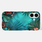 Hibiscus Dream Tropical iPhone Case (Achterkant (horizontaal))