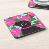 Hibiscus Eiland Black Dog Onderzetter Set (Linkerzijde)