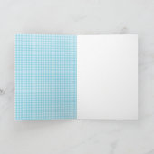 Hibiscus-eiland Gele Hond Bedankt Vouwkaart (Binnen)