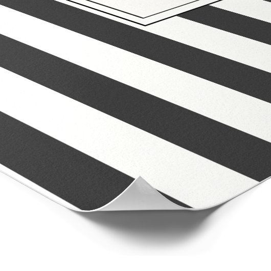 Hibiscus Elegant Bloem Botanisch Poster (Hoek)