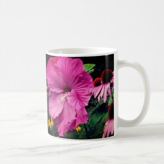 Hibiscus en bloementuinvrienden koffiemok (Rechts)
