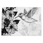 Hibiscus en kolibrie groot cadeauzakje (Voorkant)