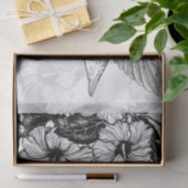 Hibiscus en kolibrie tissuepapier (Geschenk)