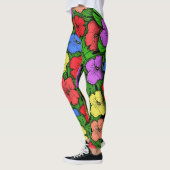 Hibiscus en Monstera #4 Leggings (Links)