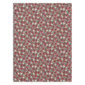 Hibiscus en Plumeria - Maroon Tafelkleed (Voorkant)