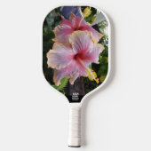 Hibiscus en Plumeria Pickleball Racket (Achterkant)