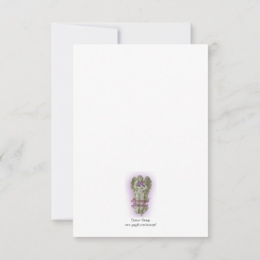 Hibiscus en RSVP-kaart voor een ras bruiloft RSVP Kaartje (Achterkant)