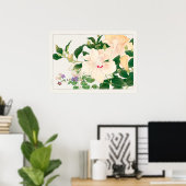 Hibiscus en Struik Violet, Konan, Natuur Art Poster (Thuiskantoor)