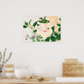 Hibiscus en Struik Violet, Konan, Natuur Art Poster (Keuken)