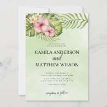 Hibiscus en verlaat bruiloft