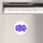 Hibiscus Eyes - Blue Magneet (Insitu (Vaatwasser))