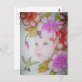 Hibiscus Fairy (2) Briefkaart (Voorkant / Achterkant)