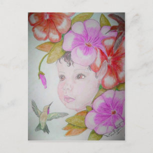 Hibiscus Fairy (2) Briefkaart