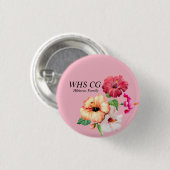 Hibiscus Family CG Pins Ronde Button 3,2 Cm (Voorkant /achterkant)