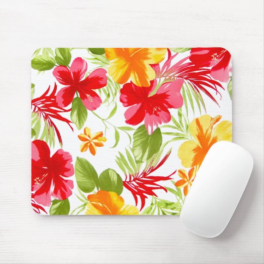Hibiscus Fiesta mousepad Muismat (Met muis)