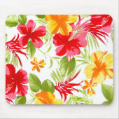 Hibiscus Fiesta mousepad Muismat (Voorkant)