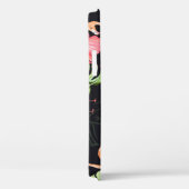 Hibiscus, flamingo's, Waterverf tropisch patroon. Case-Mate iPhone Case (Achterkant / Rechts)