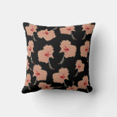 Hibiscus Floral Art Kussen (Achterkant)