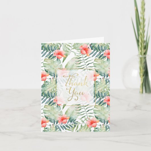 Hibiscus Floral bedankt (Voorkant)