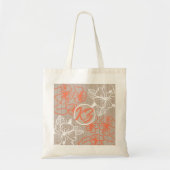 Hibiscus floral design in levendige kleuren tote bag (Voorkant)