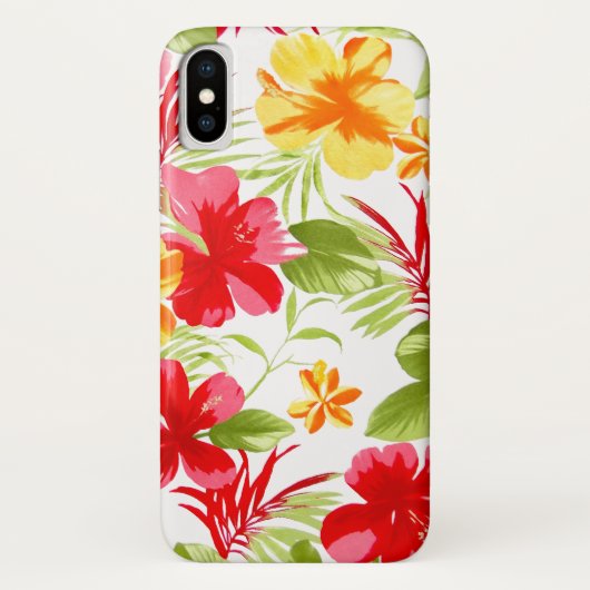 Hibiscus Floral Fiesta Case-Mate iPhone Case (Achterkant)