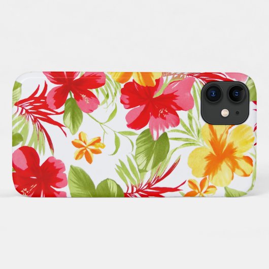 Hibiscus Floral Fiesta Case-Mate iPhone Case (Achterkant (horizontaal))