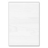 Hibiscus Floral Flamingo Wedding Place Escort Kaart (Achterkant)