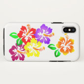 Hibiscus Floral iPhone 3G/3GS Barely Daar Hoesje (Achterkant (horizontaal))