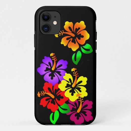 Hibiscus Floral iPhone 5 Hoesje (Achterkant)