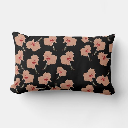 Hibiscus Floral Pattern Kussen (Voorkant)