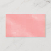 Hibiscus Floral Roze Tafel Plaats Kaarten Plaatskaartje (Achterkant)