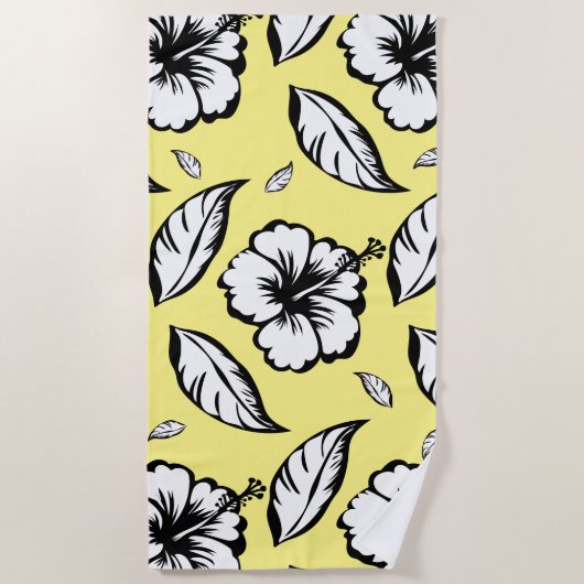 Hibiscus Floral Strandlaken (Voorkant)