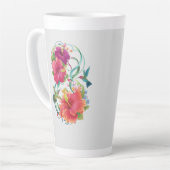 Hibiscus Flower Art Design Mok (Linkerhoek)