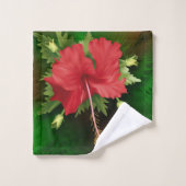 Hibiscus Flower Bad Handdoek (Wasdoekje)