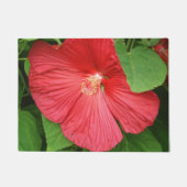 Hibiscus Flower Bright Magenta Floral Deurmat (Voorkant)
