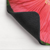 Hibiscus Flower Bright Magenta Floral Muismat (Hoek)