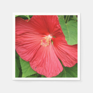 Hibiscus Flower Bright Magenta Floral Servetten
