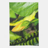 Hibiscus Flower Bud Theedoek (Verticaal)