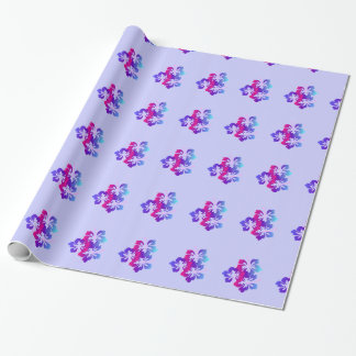 Hibiscus Flower Design Wrapping Paper Cadeaupapier