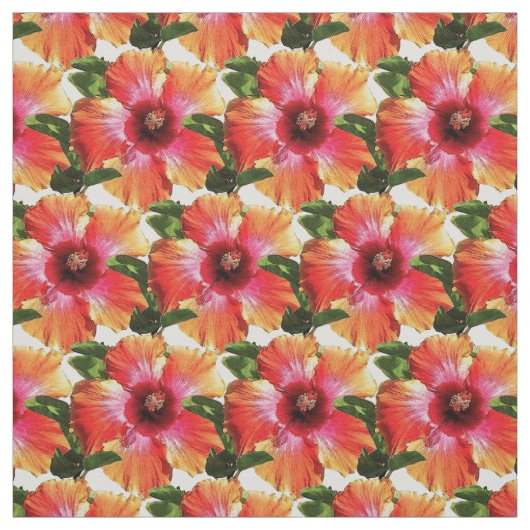 Hibiscus Flower HAMbyWG - Fabric Stof (Swatch)