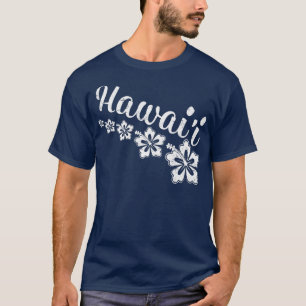 Hibiscus Flower Hawaiian Island Beach Vacation Haw T-shirt