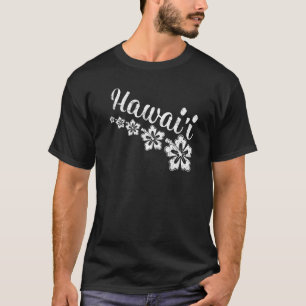 Hibiscus Flower Hawaiian Island Beach Vacation Haw T-shirt