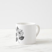 Hibiscus flower II Espresso Kop (Voorkant rechts)