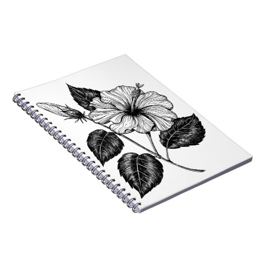 Hibiscus flower II Notitieboek (Rechterzijde)