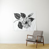 Hibiscus flower II Wandkleed (In Situ (horizontaal))